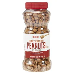 Meijer Honey Roasted Dry Roasted Peanuts