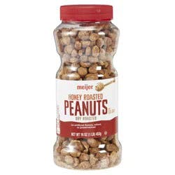 Meijer Honey Roasted Dry Roasted Peanuts