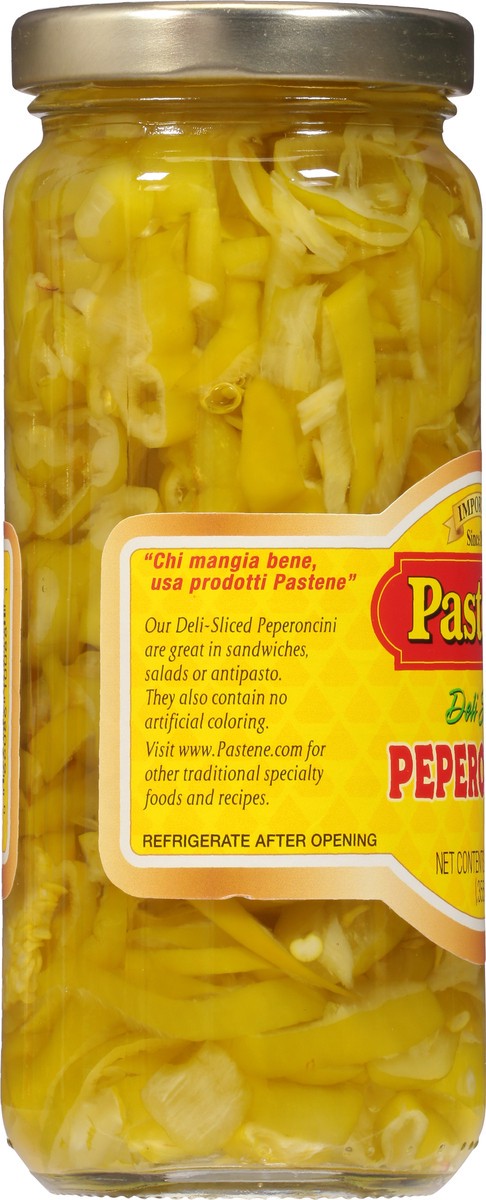 slide 3 of 11, Pastene Deli Sliced Peperoncini Pickles 12 fl oz, 12 fl oz