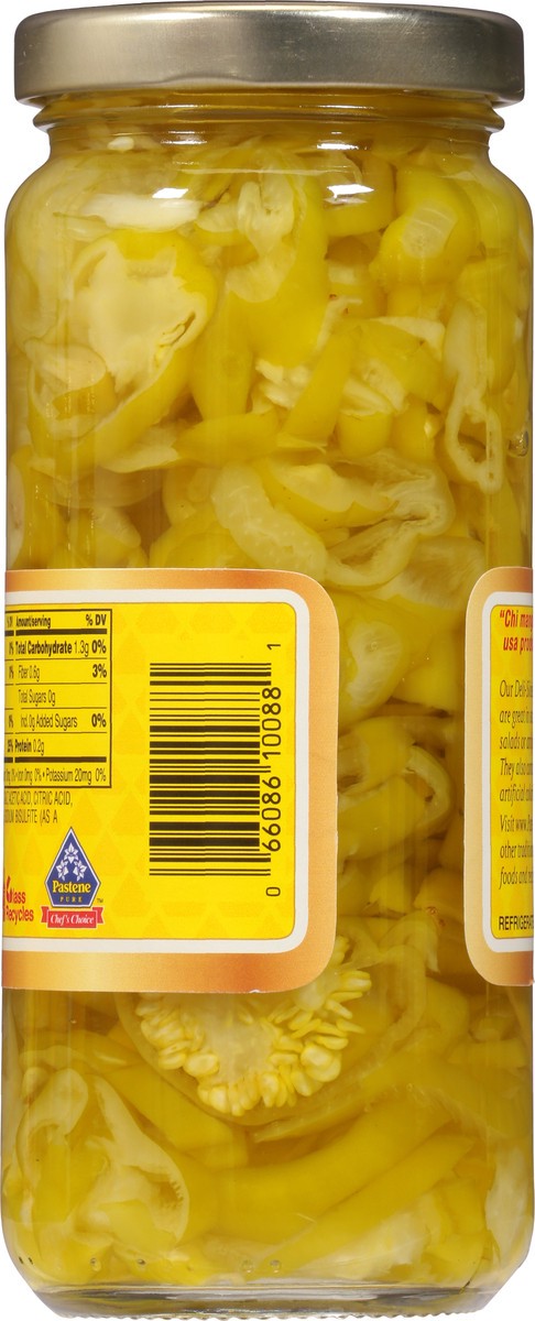 slide 2 of 11, Pastene Deli Sliced Peperoncini Pickles 12 fl oz, 12 fl oz