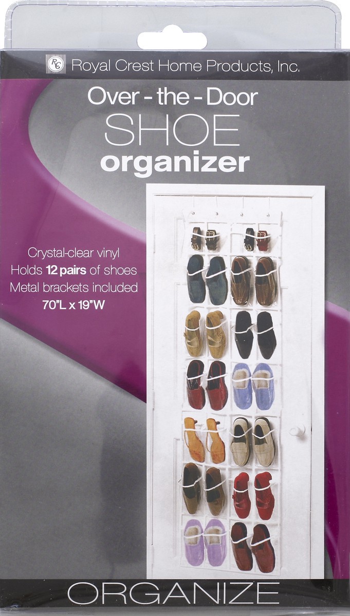 slide 2 of 4, Royal Crest Over-The-Door Shoe Organizer, 1 ct