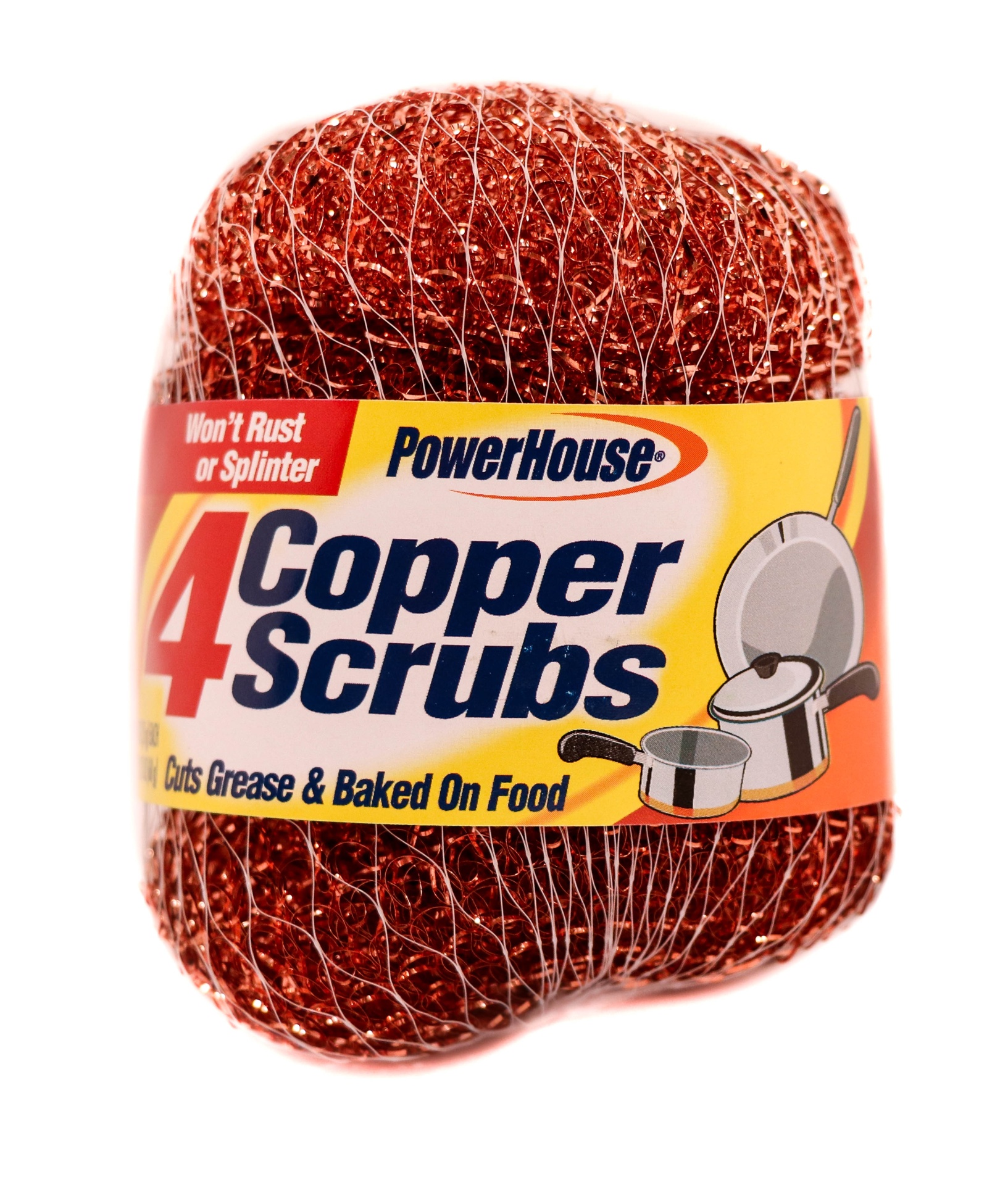 slide 1 of 1, PowerHouse Copper Scrubber, 1 ct