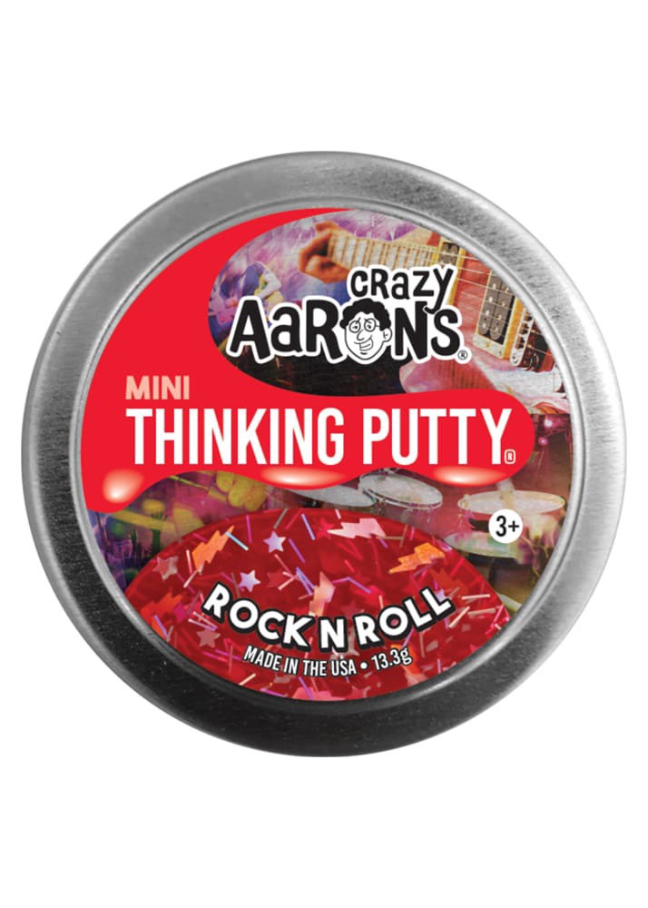 slide 3 of 3, Crazy Aarron's Mini Thinking Putty Rock N Roll, 0.46 oz