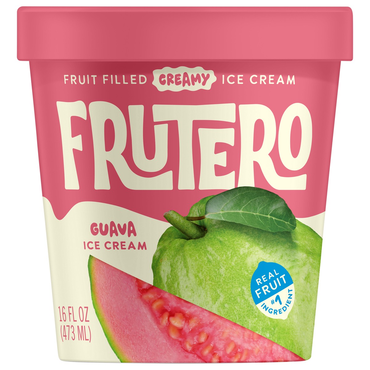 slide 1 of 6, Frutero Guava Ice Cream, 1 pint