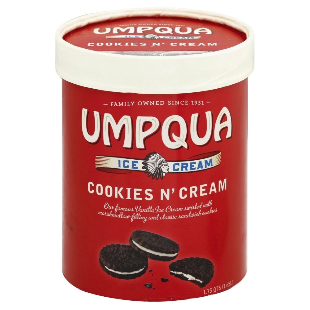 slide 1 of 1, Umpqua Cookies 'N' Cream Ice Cream 1.5 qt, 1.5 qt
