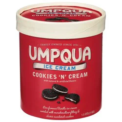 Umpqua Cookies 'N' Cream Ice Cream 1.5 qt