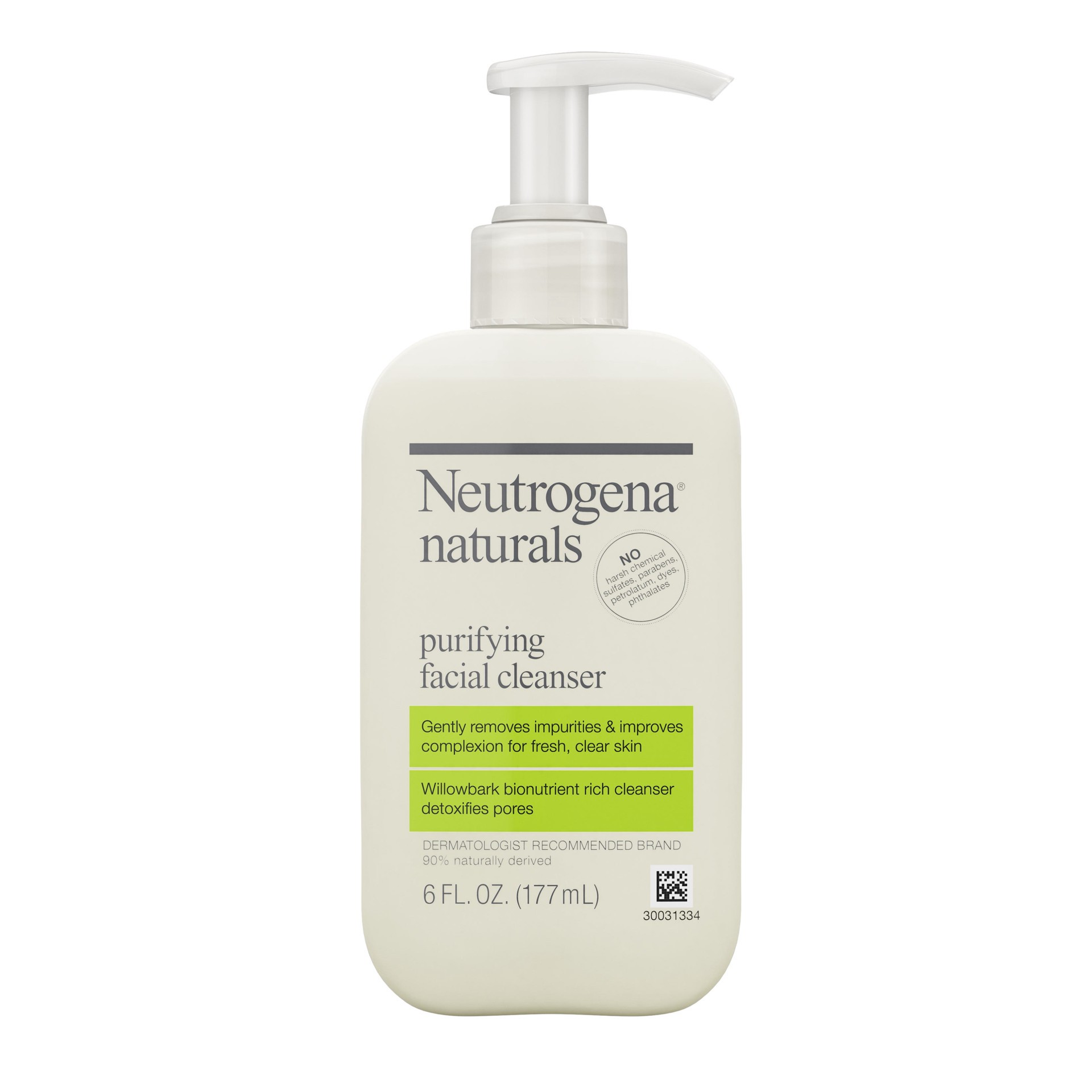 slide 1 of 1, Neutrogena Naturals Purifying Face Wash with Salicylic Acid, 6 fl. oz, 6 fl oz