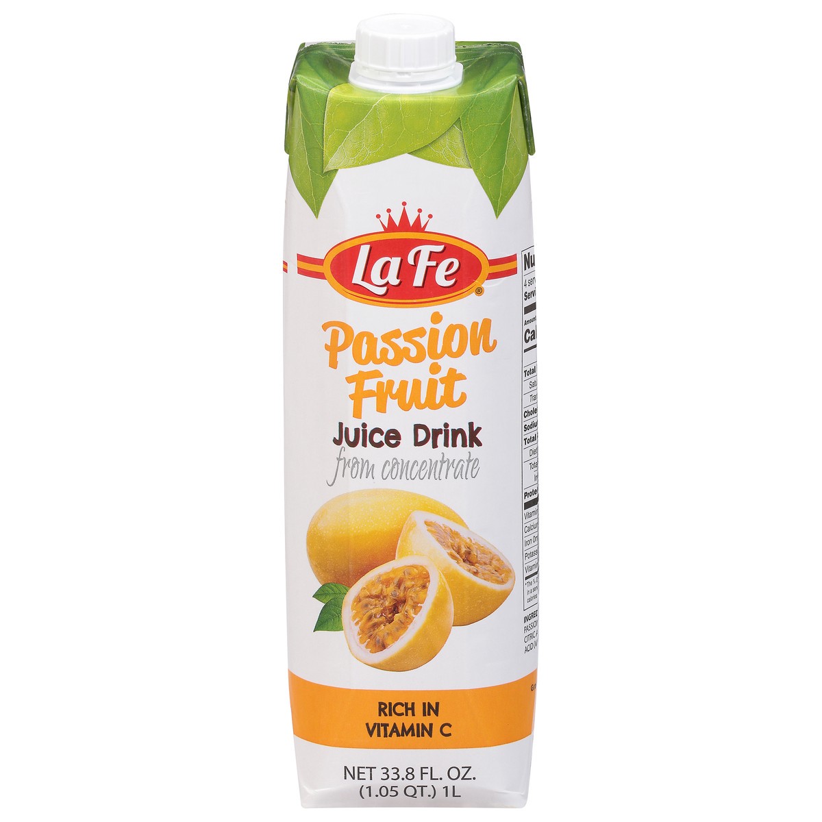 slide 6 of 13, La Fe Passion Fruit Juice Drink from Concentrate - 33.8 fl oz, 33.8 fl oz