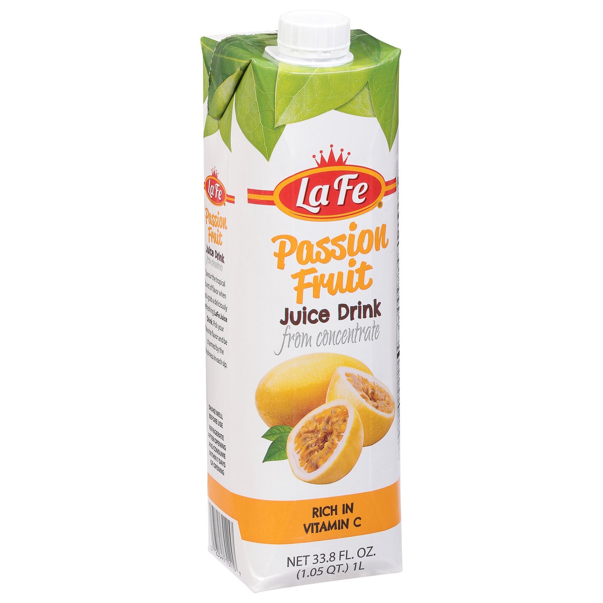 slide 5 of 13, La Fe Passion Fruit Juice Drink from Concentrate - 33.8 fl oz, 33.8 fl oz