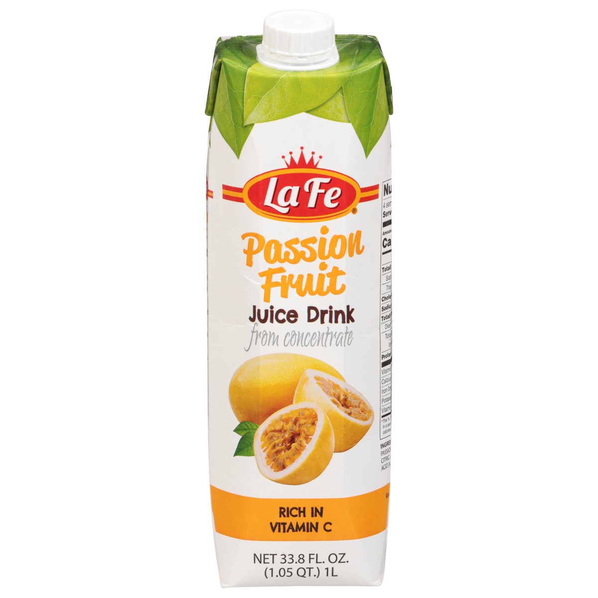 slide 1 of 13, La Fe Passion Fruit Juice Drink from Concentrate - 33.8 fl oz, 33.8 fl oz