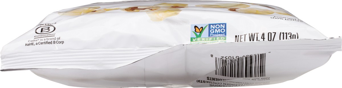 slide 11 of 12, Cadia Organic White Cheddar Cheese Popcorn 4 oz, 4 oz