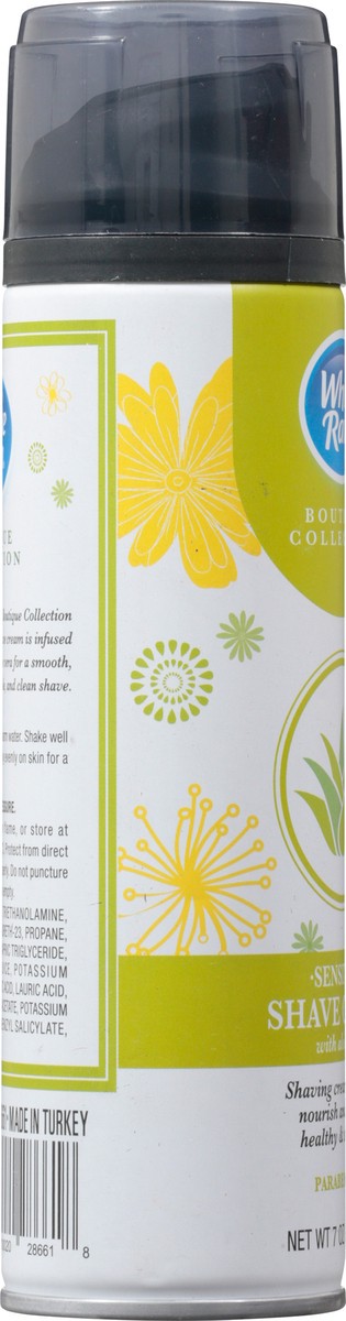 slide 3 of 9, White Rain Sensitive Shave Cream with Aloe Vera 7 oz, 7 oz