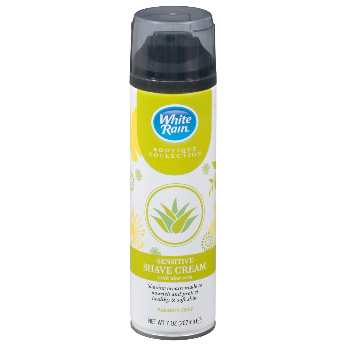 slide 1 of 9, White Rain Sensitive Shave Cream with Aloe Vera 7 oz, 7 oz