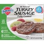slide 1 of 1, Habbersett Sausage Turkey Links - Fully Cooked, 6.8 oz