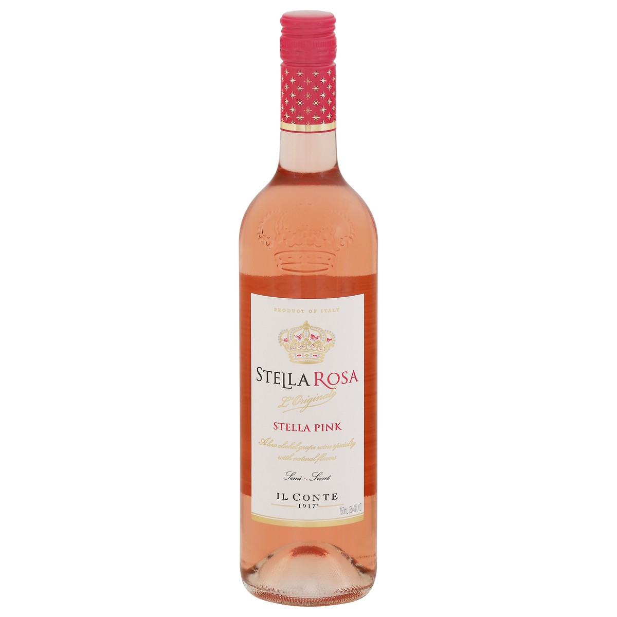 slide 1 of 9, Stella Rosa Semi-Sweet Stella Pink Wine 25.4 fl oz, 750 ml