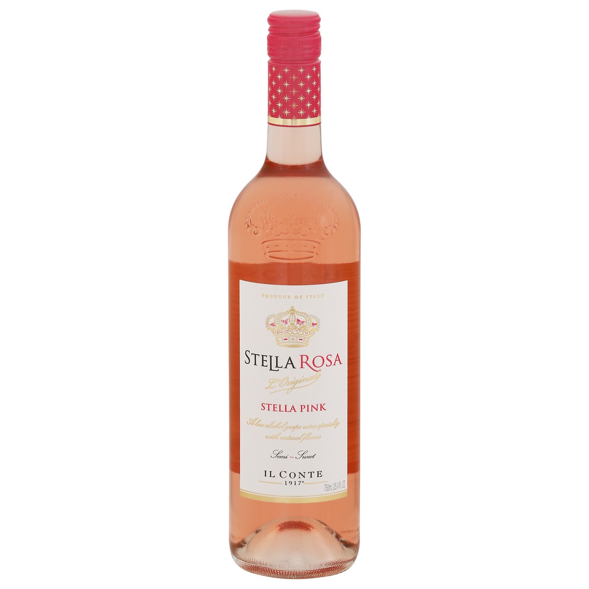 slide 1 of 9, Stella Rosa Semi-Sweet Stella Pink Wine 25.4 fl oz, 750 ml