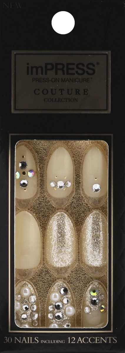 slide 8 of 9, Kiss Nails Kiss imPRESS Couture False Nails Collection - Luxurious, 1 ct