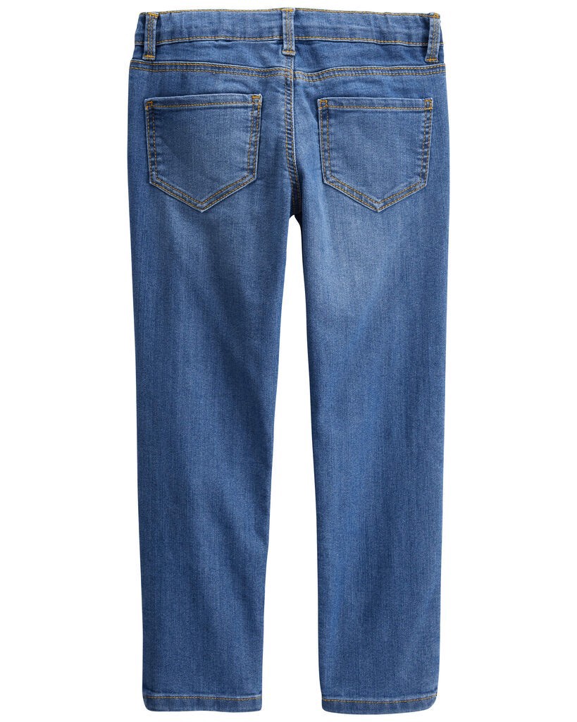 slide 2 of 2, Oshkosh Kid Medium Blue Wash Super Skinny-Leg Jeans Lagoon Blue 14, 1 ct