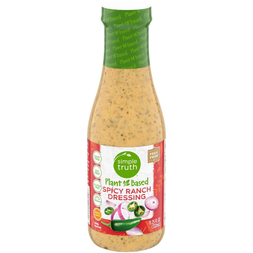 slide 3 of 3, Simple Truth Plant Based Spicy Ranch Dressing, 11.25 fl oz