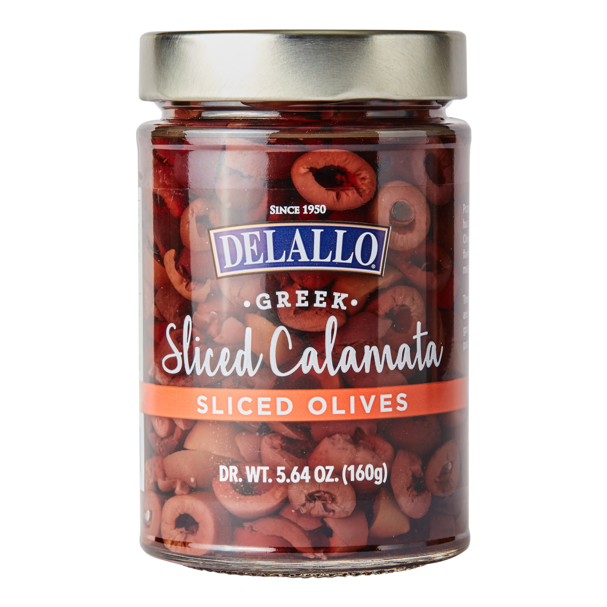 slide 1 of 5, Delallo Sliced Calamata, 5.64 oz