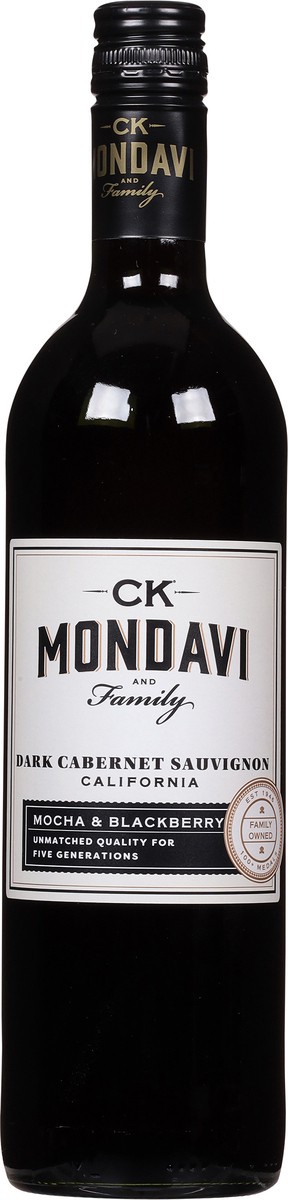 slide 8 of 10, CK Mondavi and Family California Dark Mocha & Blackberry Cabernet Sauvignon 750 ml, 750 ml