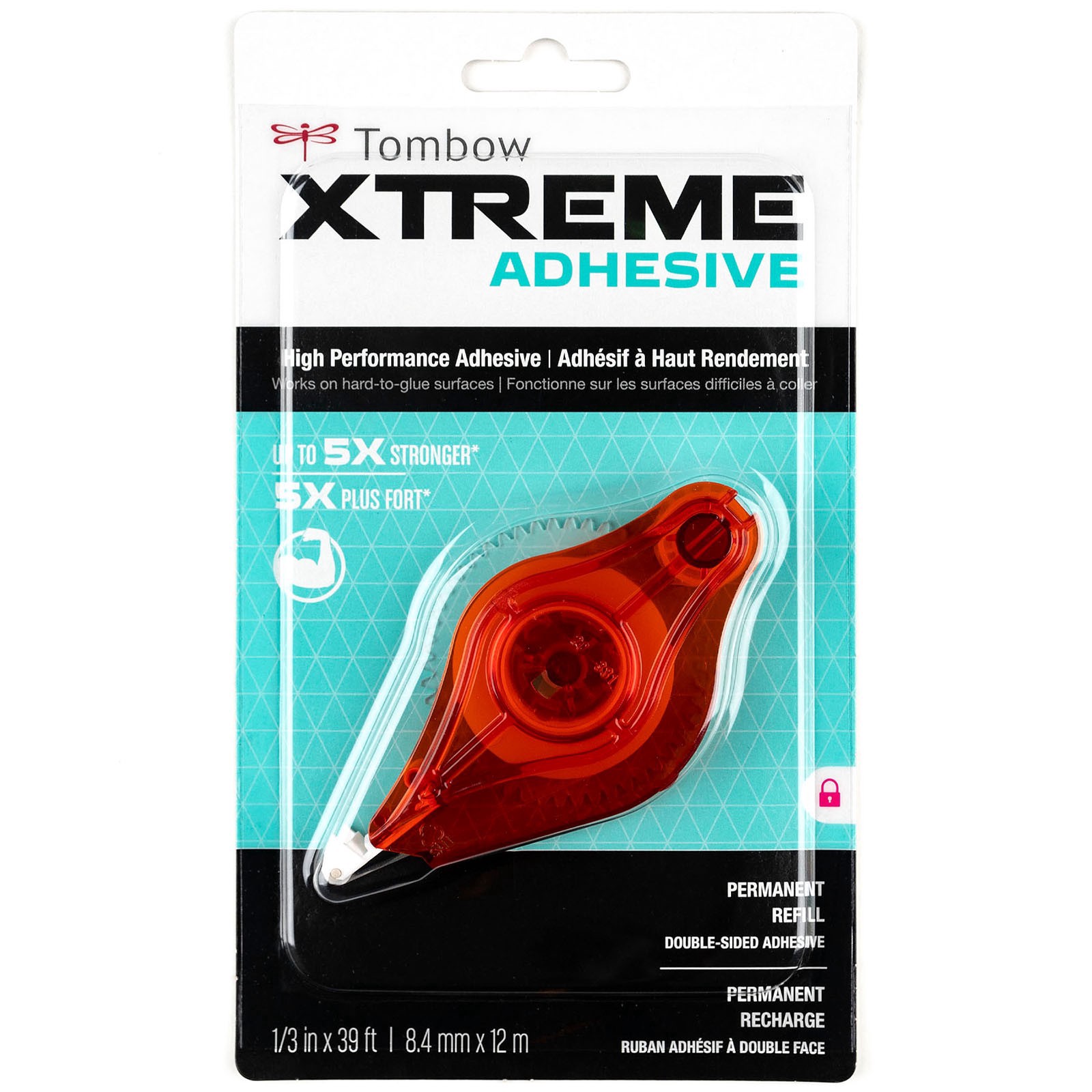 slide 2 of 6, Tombow Xtreme Adhesive Refill, 0.33 in x 472 in