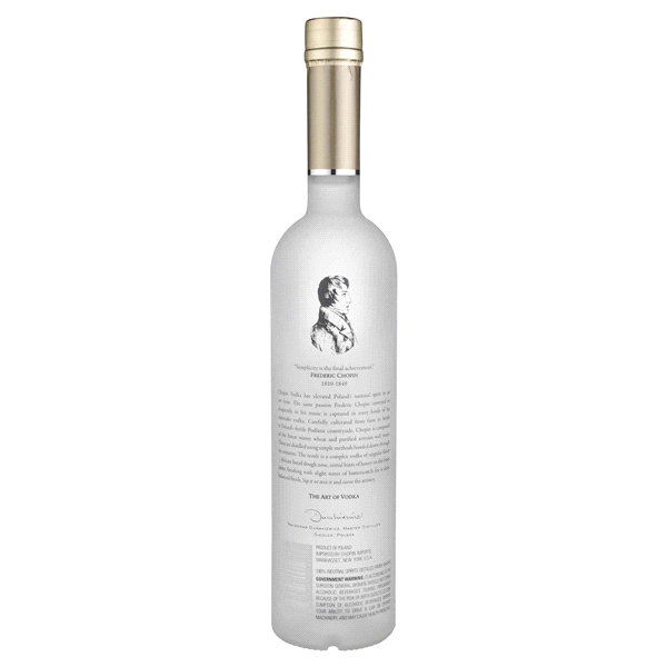 slide 2 of 5, Chopin Polish Wheat Vodka, 750 ml