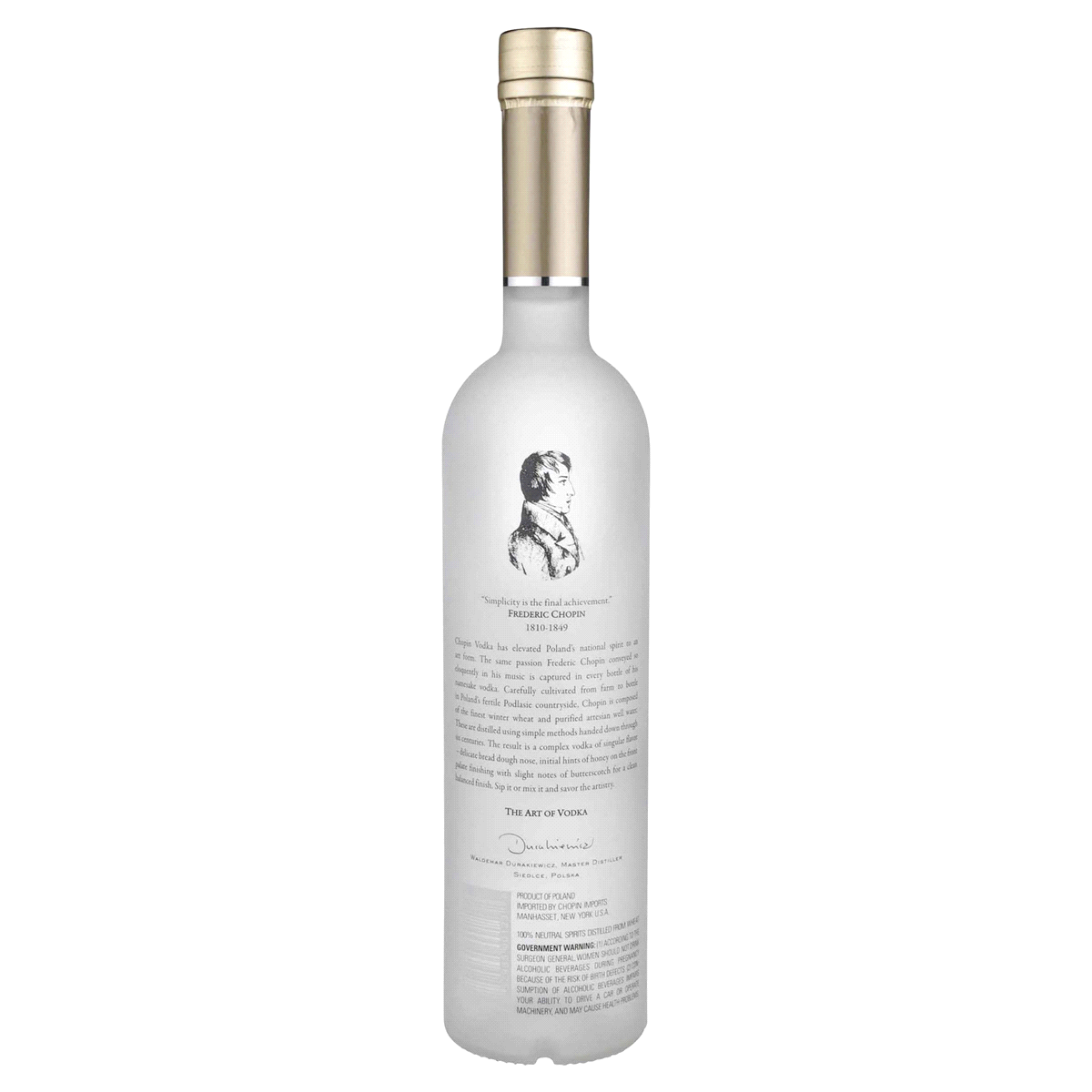 slide 3 of 5, Chopin Polish Wheat Vodka, 750 ml