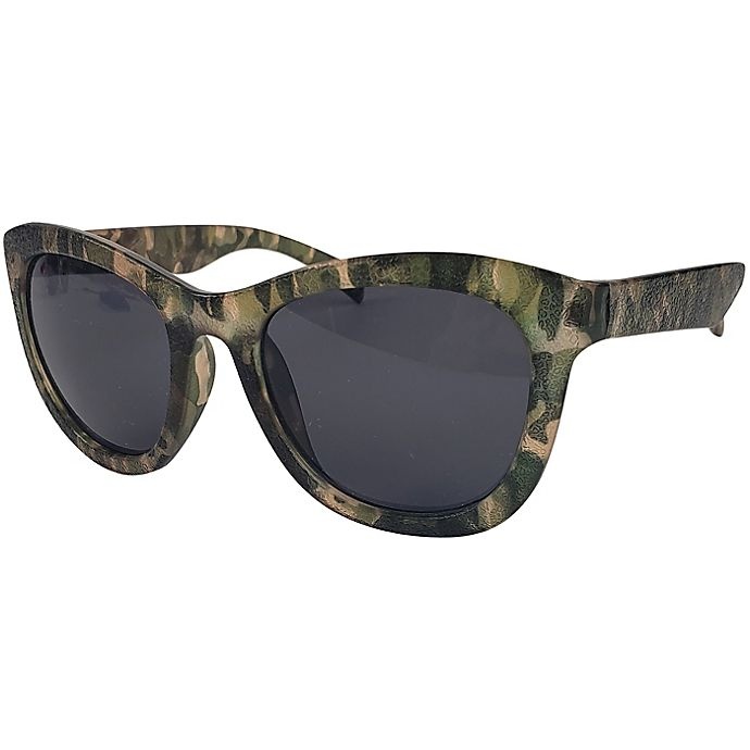 slide 1 of 1, On the Verge Kids Camo Print Sunglasses - Green, 1 ct