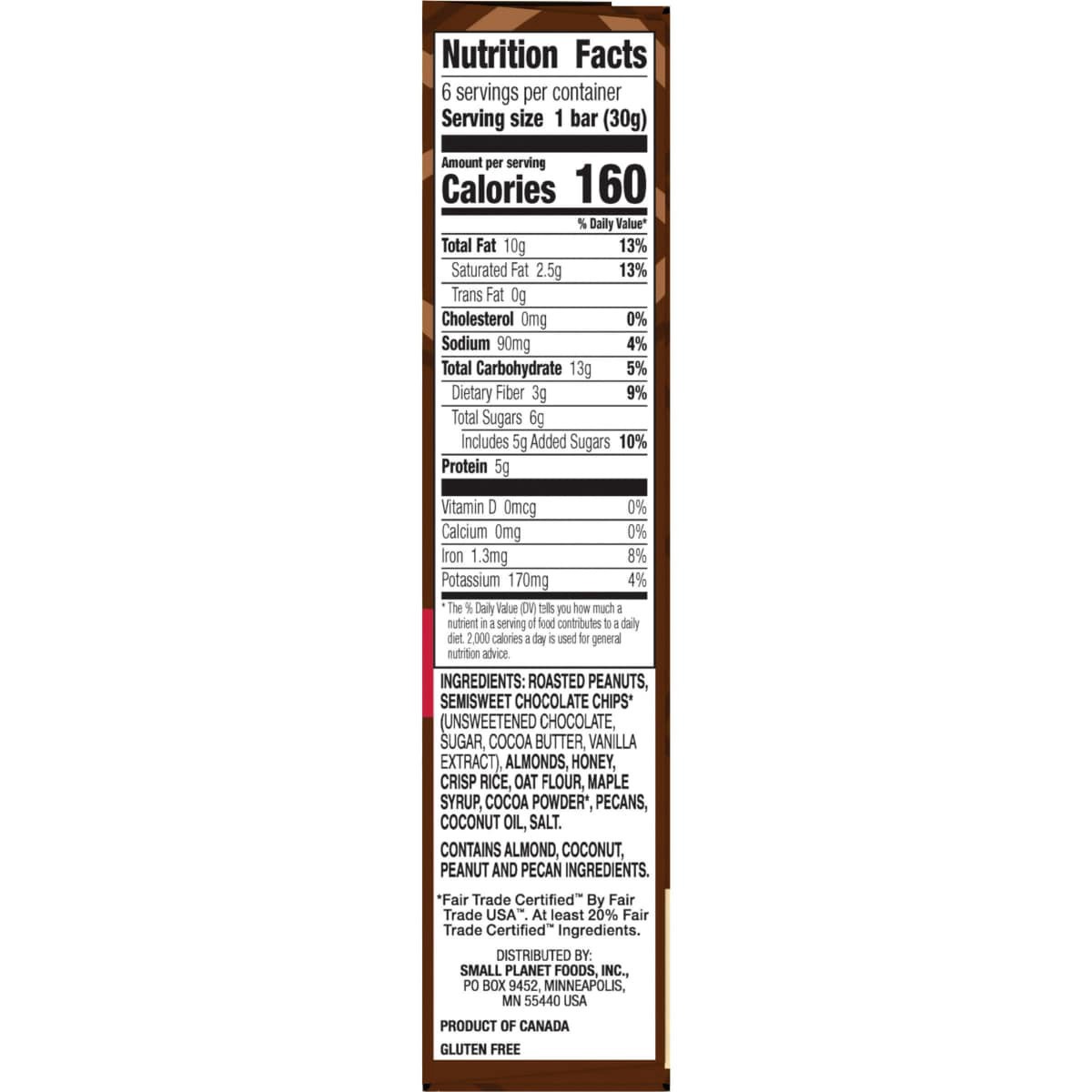 slide 3 of 13, LÄRABAR Trail Mix Bars, Dark Chocolate Peanut, Gluten Free Baked Nut Bar, 6 Count, 6.36 oz, 6 ct; 6.36 oz