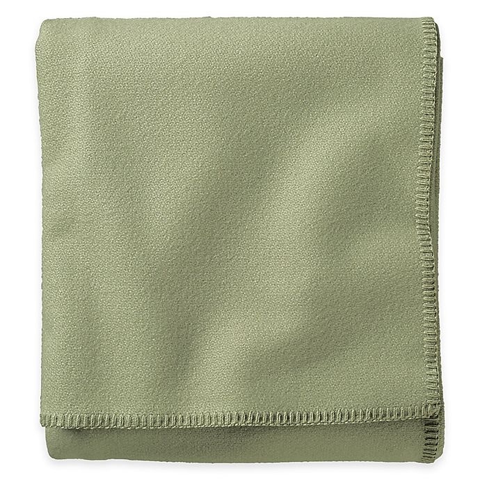 slide 1 of 1, Pendleton Eco-Wise Wool Full/Queen Washable Blanket - Sage, 1 ct