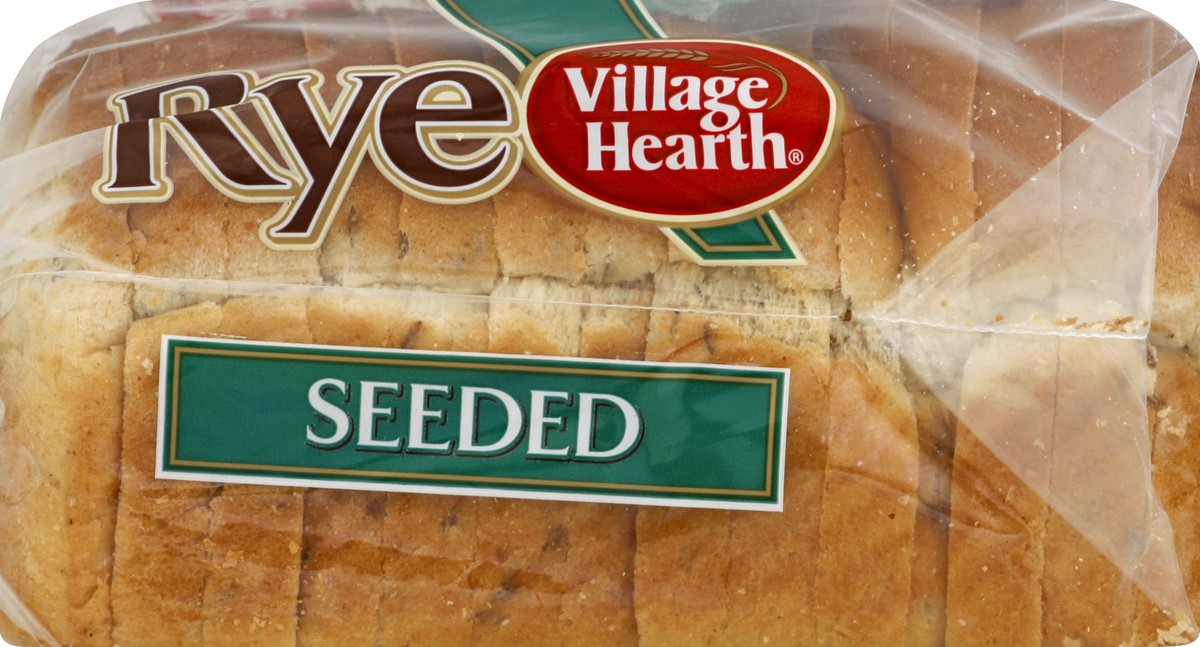 slide 2 of 6, Village Hearth Seeded Rye Bread 16 oz, 16 oz