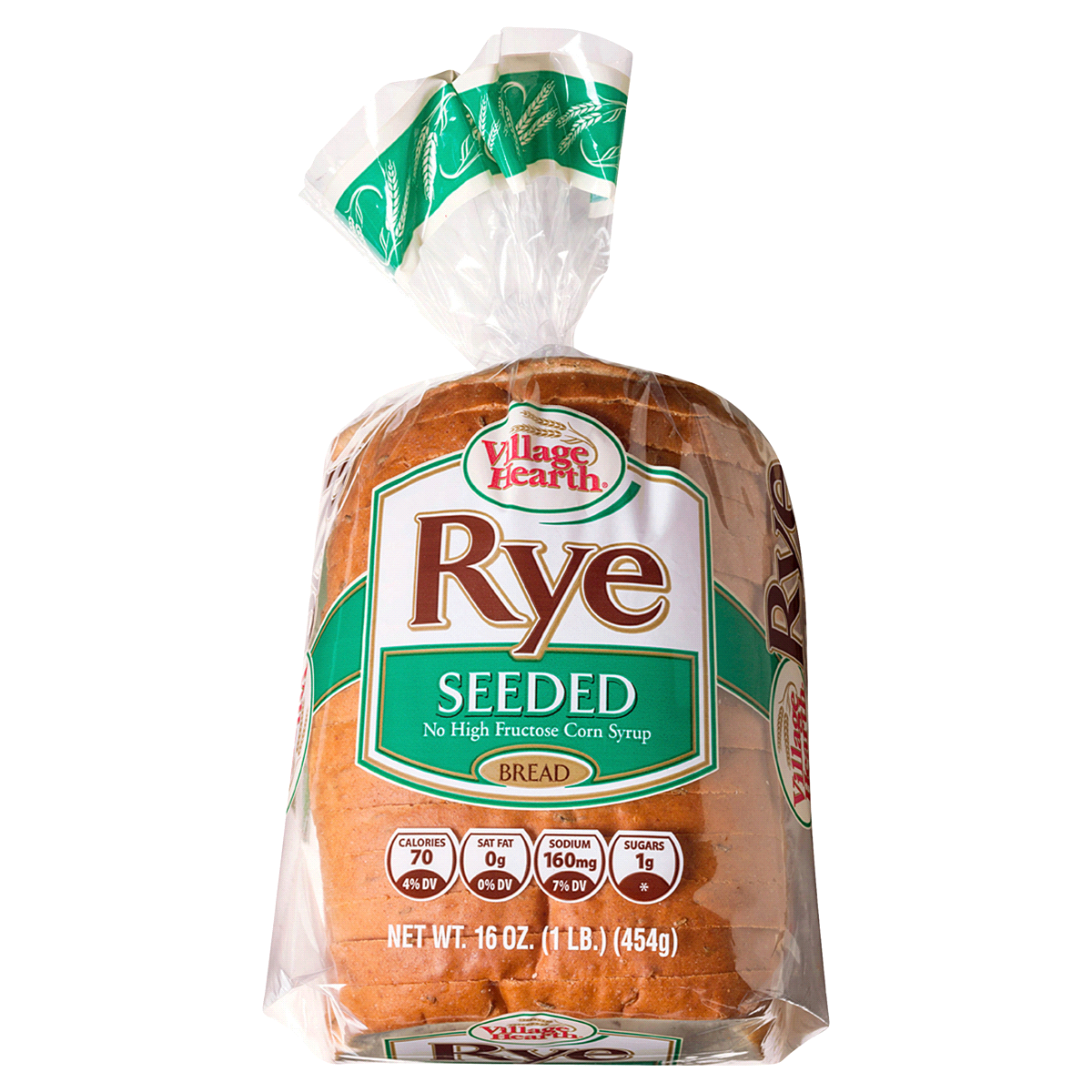 slide 1 of 1, Village Hearth Seeded Rye Bread, 16 oz