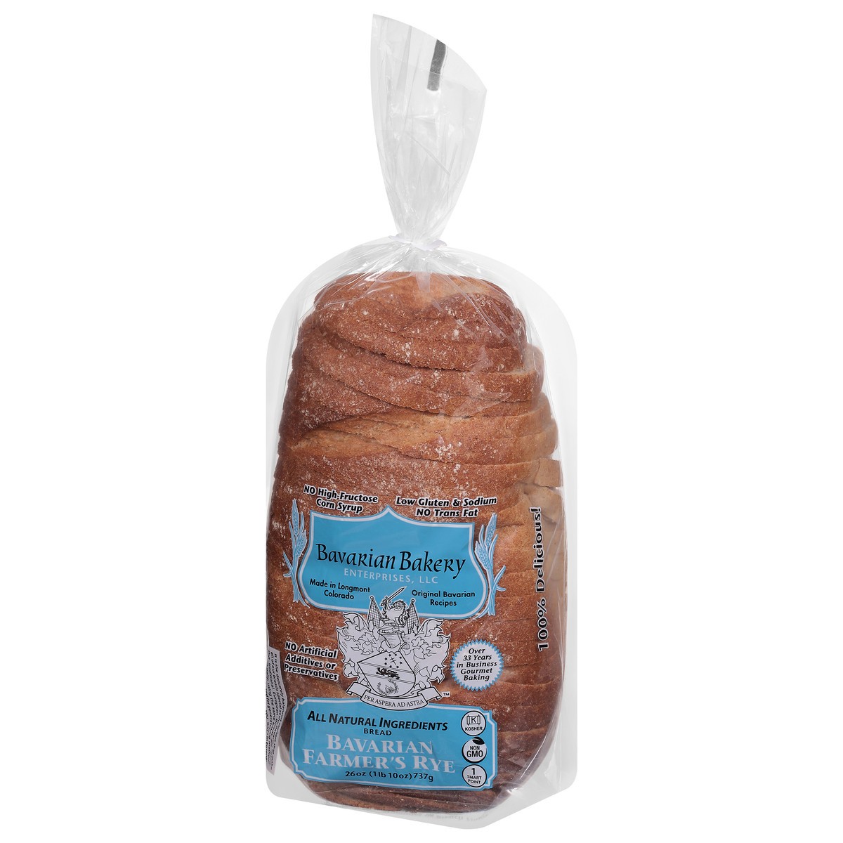 slide 2 of 4, Bavarian Bakery Farmers Rye Bread, 30 oz