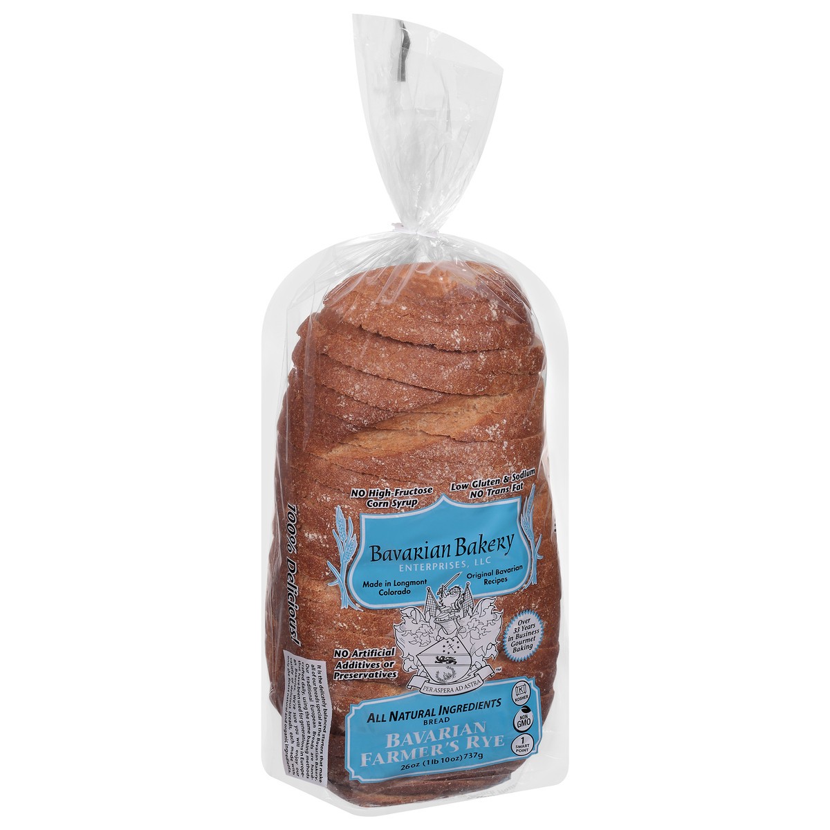 slide 3 of 4, Bavarian Bakery Farmers Rye Bread, 30 oz