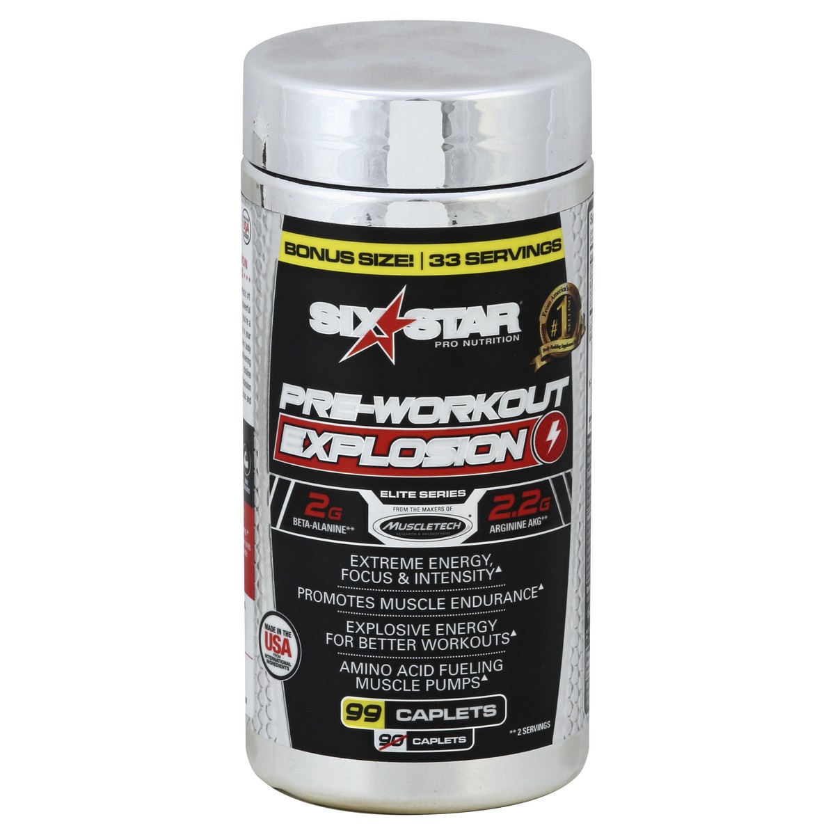 slide 2 of 3, Six Star Pre-Workout Explosion 99 ea, 99 ct