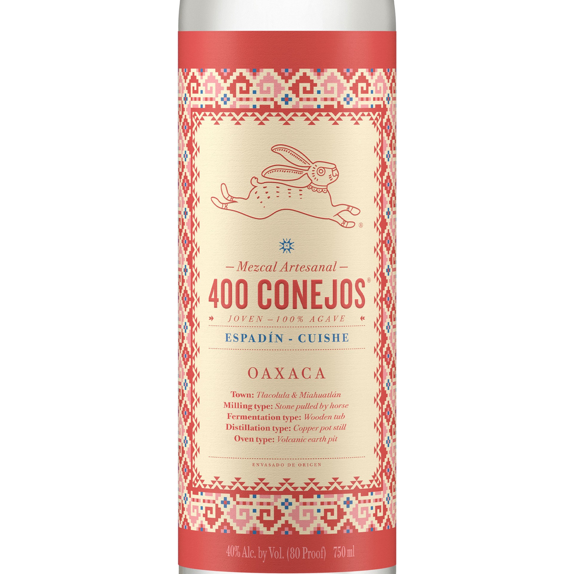 slide 4 of 10, 400 Conejos Cuishe Mezcal Joven 80 Proof (750 ml), 750 ml