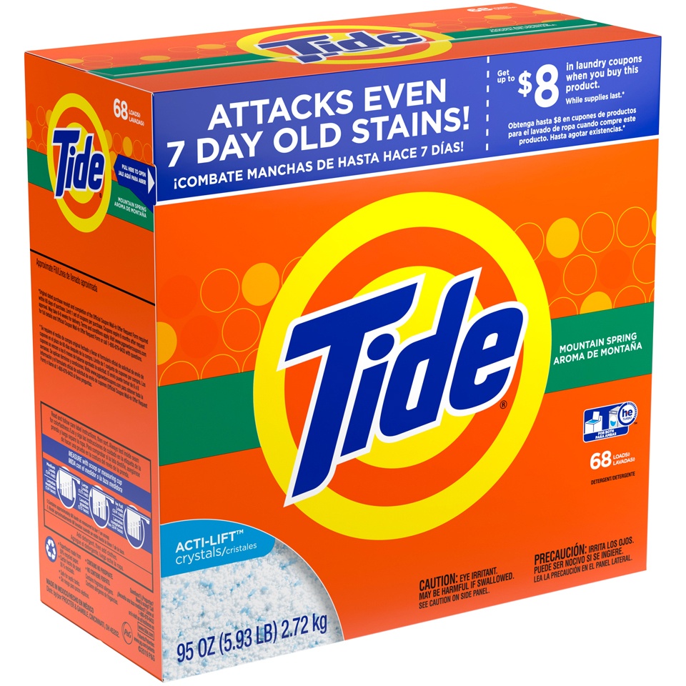 slide 2 of 3, Tide Pwd Mountain Spring, 95 oz