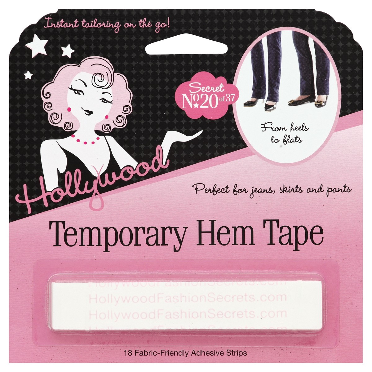 slide 2 of 2, Hollywood Beauty Hem Tape 18 ea, 18 ct