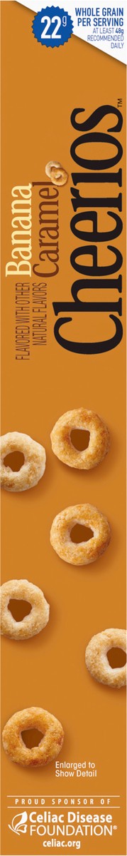 slide 13 of 14, Cheerios Banana Caramel Cheerios Gluten Free, Made with Whole Grain Oats, Limited Edition, 10.9 oz, 10.9 oz