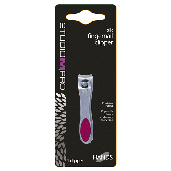 slide 1 of 1, Studio M Silk Fingernail Clipper, 1 ct