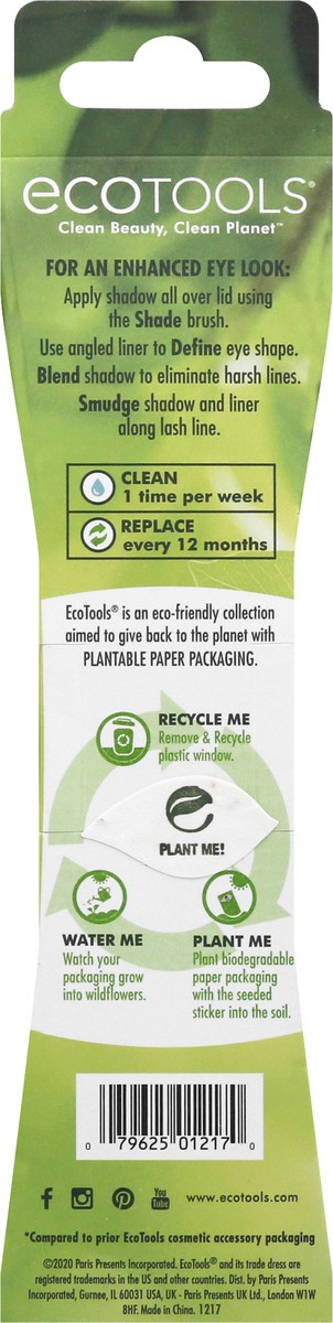 slide 5 of 9, EcoTools Enhancing Eye Brush Set 1 ea, 1 ct