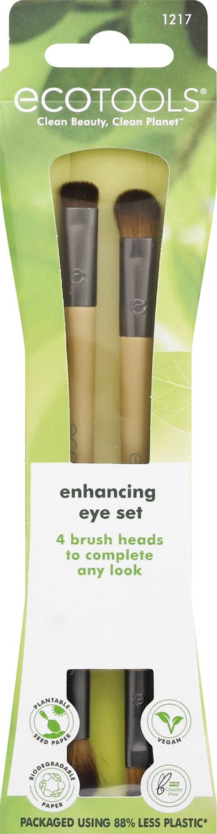 slide 4 of 9, EcoTools Enhancing Eye Brush Set 1 ea, 1 ct