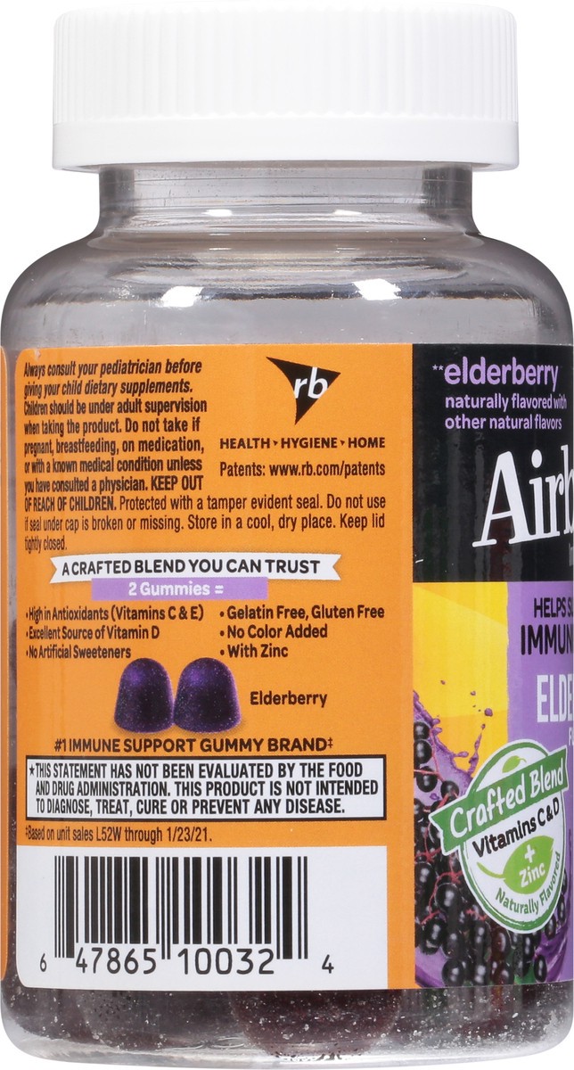 slide 7 of 9, Airborne Elderberry Gummies, 42 ct