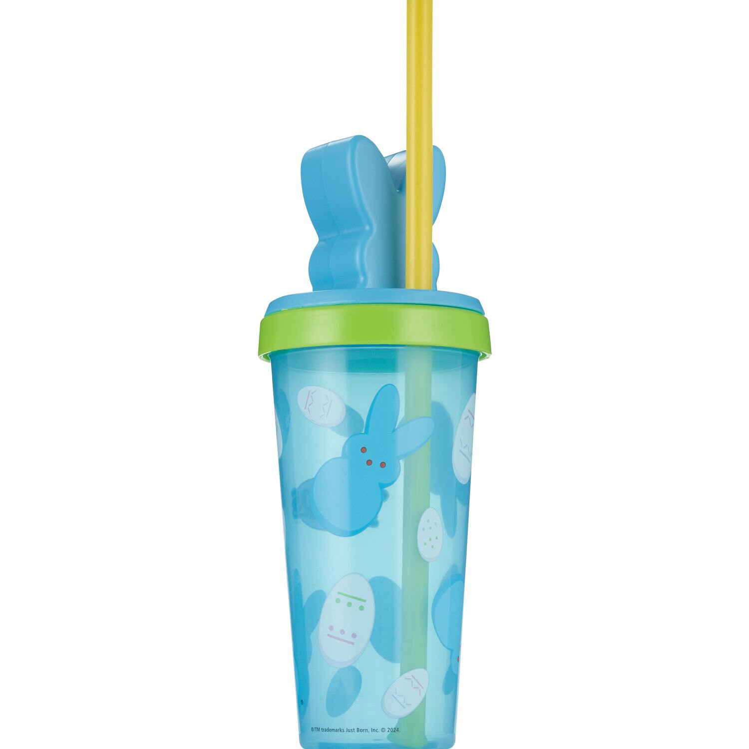slide 9 of 9, Zak! Sculpted Peeps Super Sippers Tumbler, Assorted Colors, 18 Oz, 1 ct