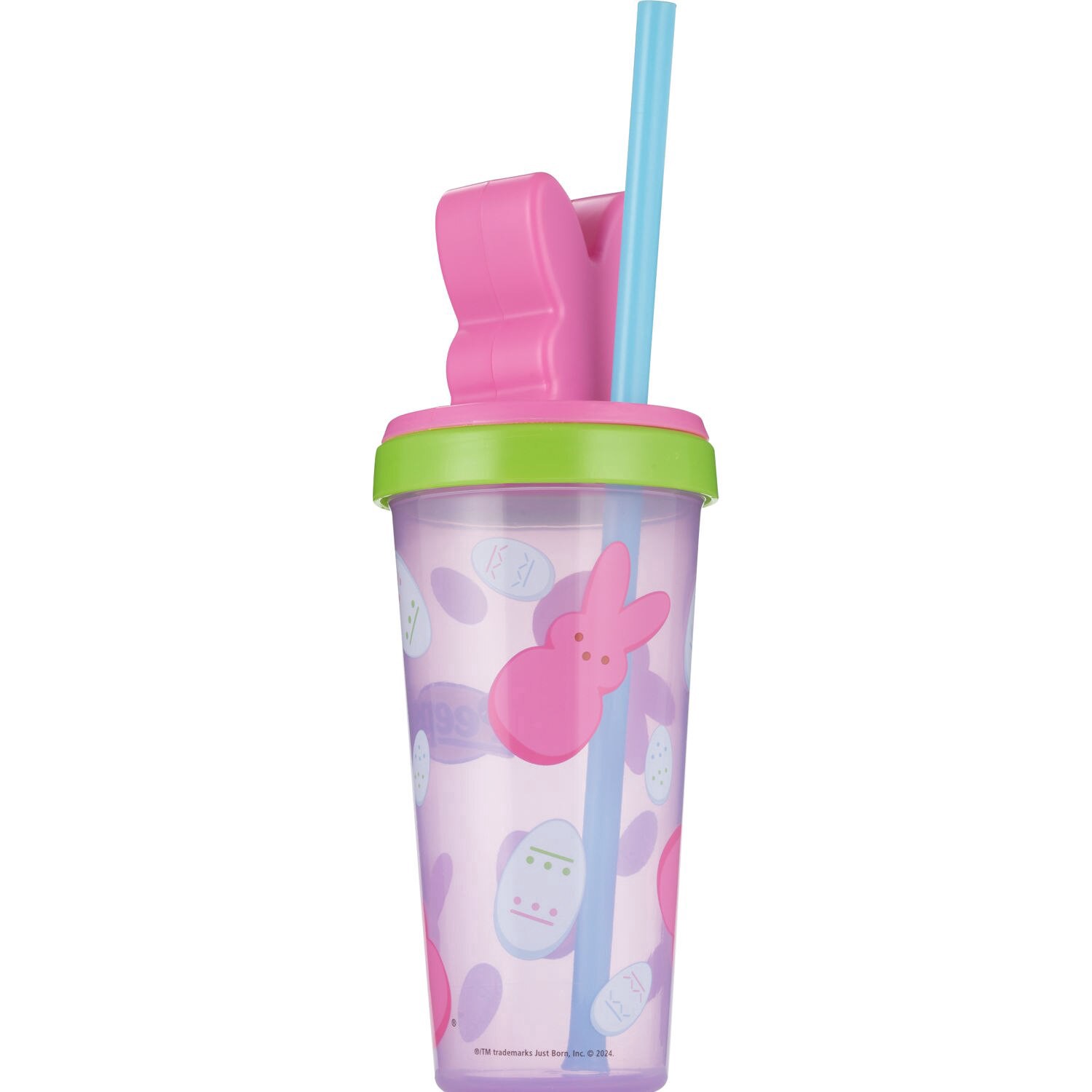 slide 7 of 9, Zak! Sculpted Peeps Super Sippers Tumbler, Assorted Colors, 18 Oz, 1 ct