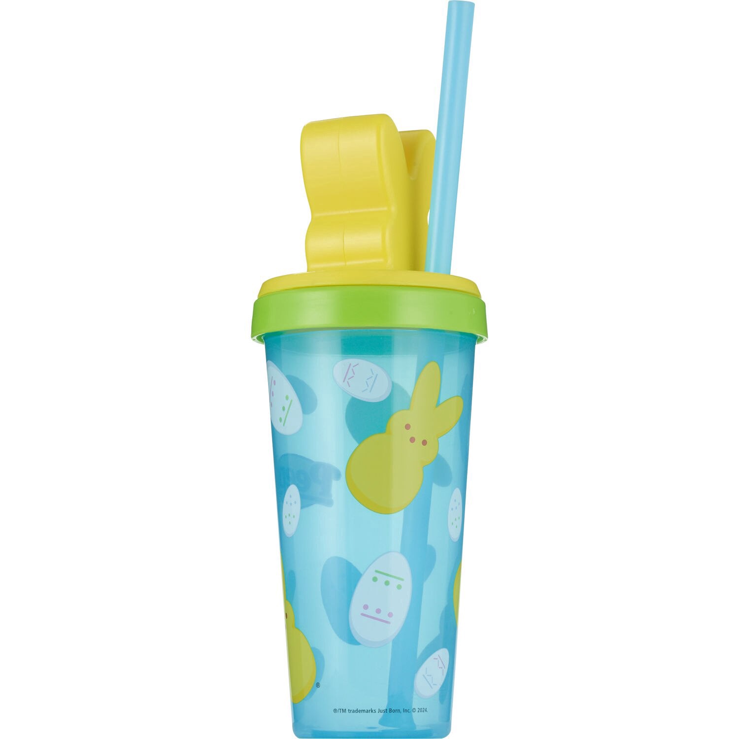 slide 2 of 9, Zak! Sculpted Peeps Super Sippers Tumbler, Assorted Colors, 18 Oz, 1 ct