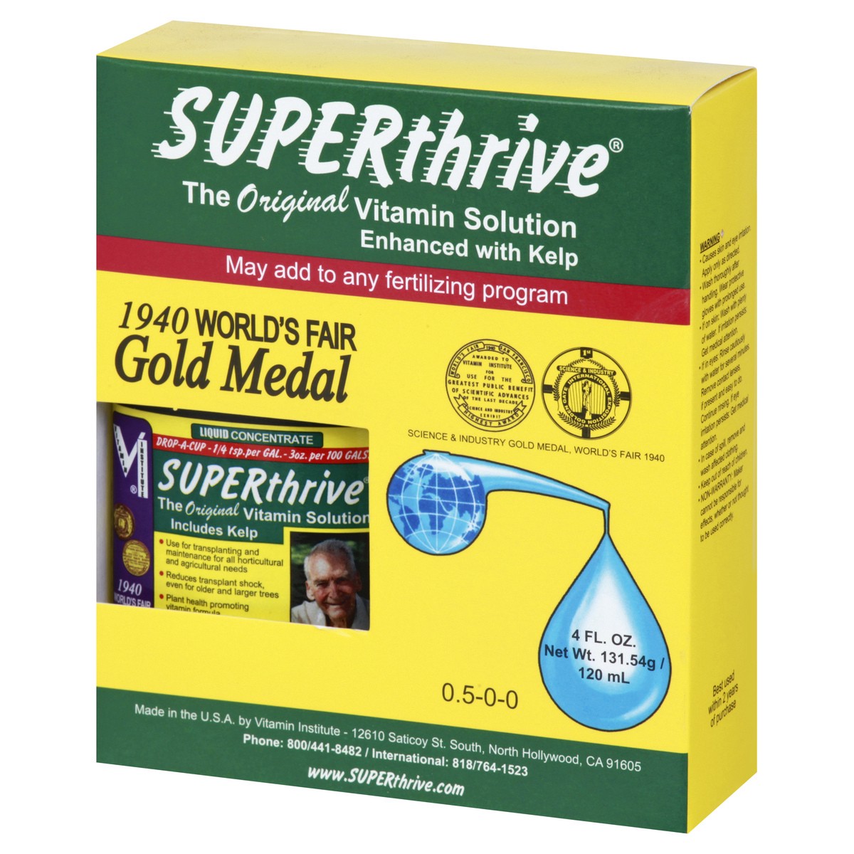 slide 2 of 12, SuperThrive 0.5-0-0 Vitamin Solution 4 oz, 4 oz