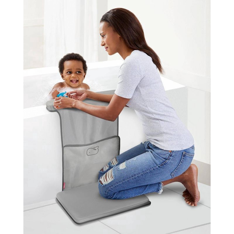 slide 5 of 7, Skip Hop SKIP*HOP Moby All-in-One Elbow Saver & Bath Kneeler - Grey, 1 ct