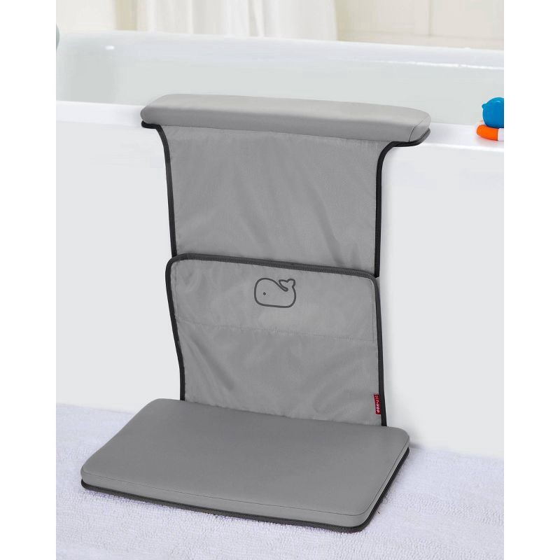 slide 6 of 7, Skip Hop SKIP*HOP Moby All-in-One Elbow Saver & Bath Kneeler - Grey, 1 ct